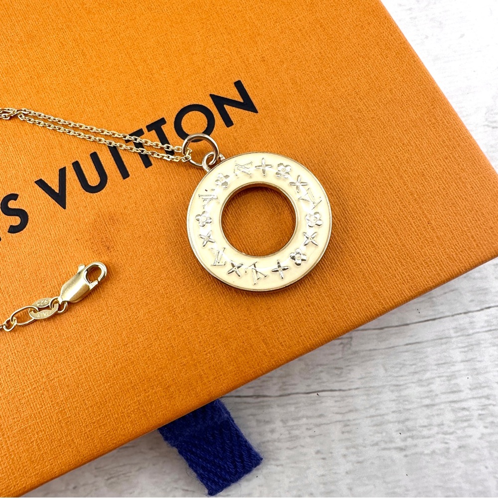 Authentic Louis Vuitton charm necklace with 18” gold chain. - Picture 6 of 6